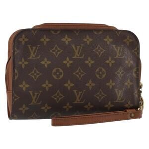 LOUIS VUITTON Monogram Orsay Clutch Bag M51790 LV Auth 148098